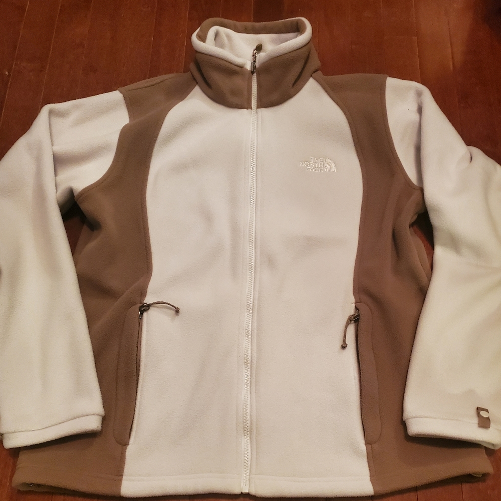 North face full zip fleece jacket